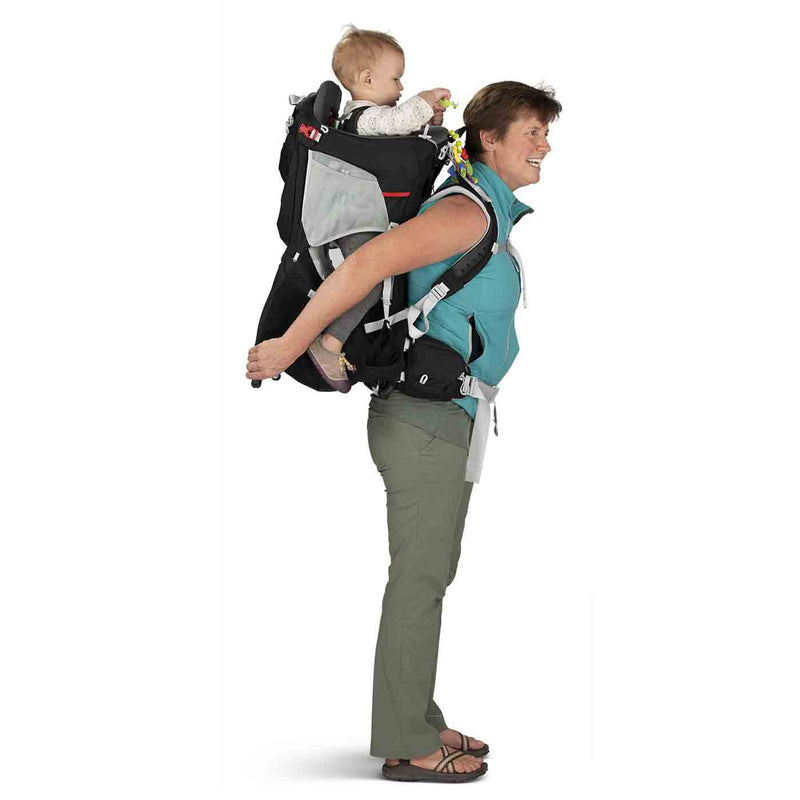 Load image into Gallery viewer, osprey poco plus child and baby with a real baby
