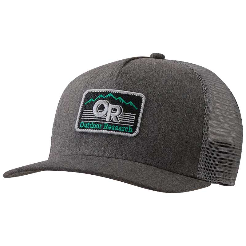 Load image into Gallery viewer, outdoor research advocate trucker cap charcoal heather
