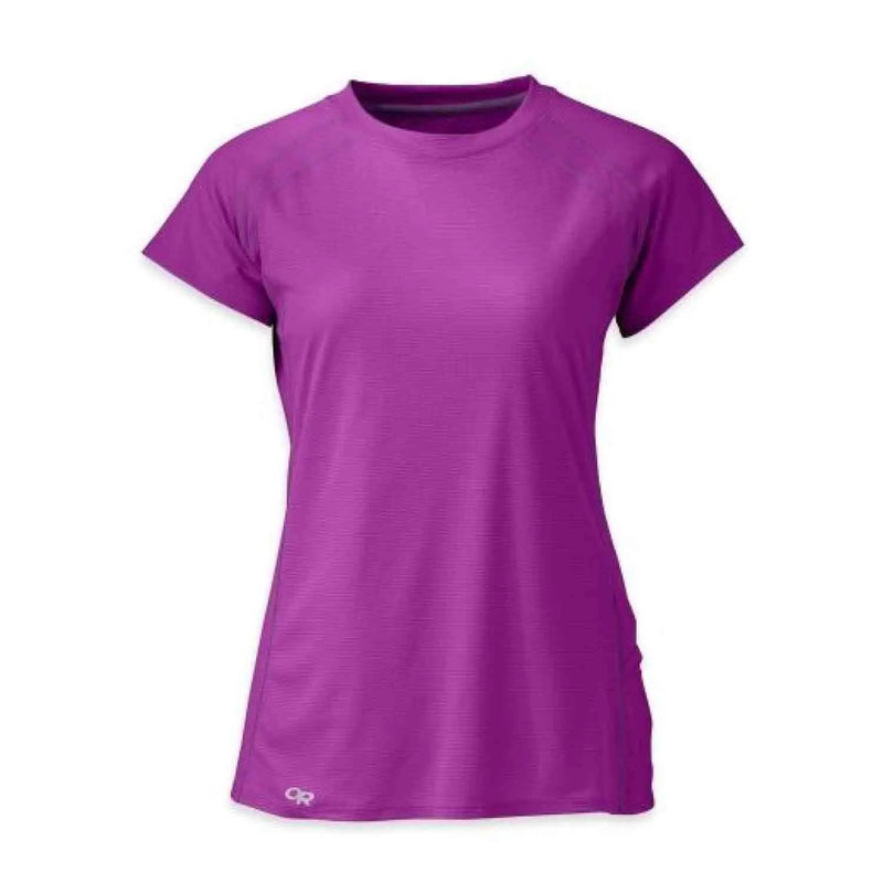 Load image into Gallery viewer, outdoor research echo tee womens ultra violet elderberry