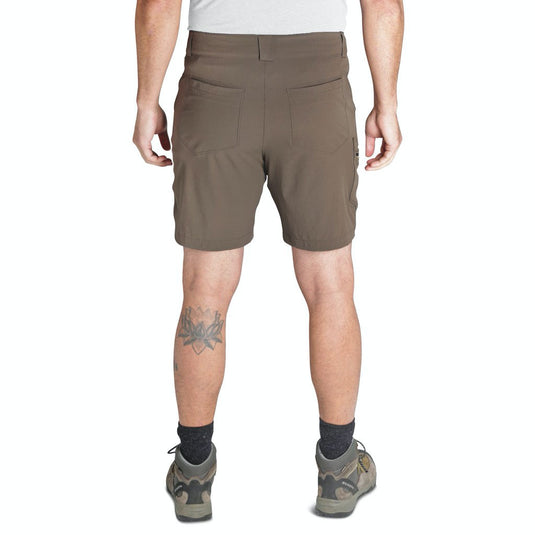 outdoor research ferrosi shorts 8 inch mens on body 2