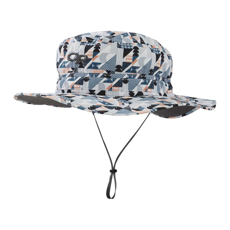 Load image into Gallery viewer, outdoor research helios printed sun hat geoshapes
