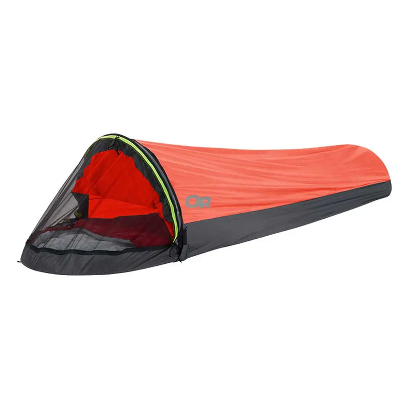 Load image into Gallery viewer, outdoor research helium bivy bag lightweight paprika