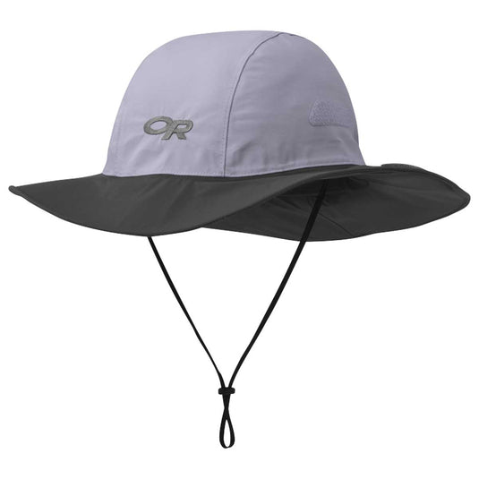 outdoor research seattle sombrero gtx waterproof hat moonstone dark grey