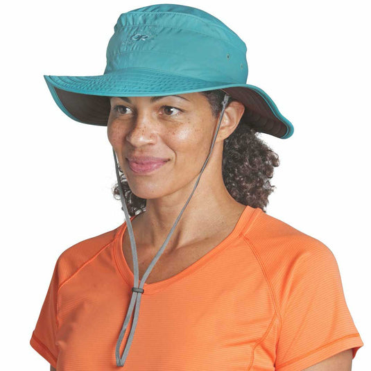 outdoor research solar roller hat womens seaglass on body