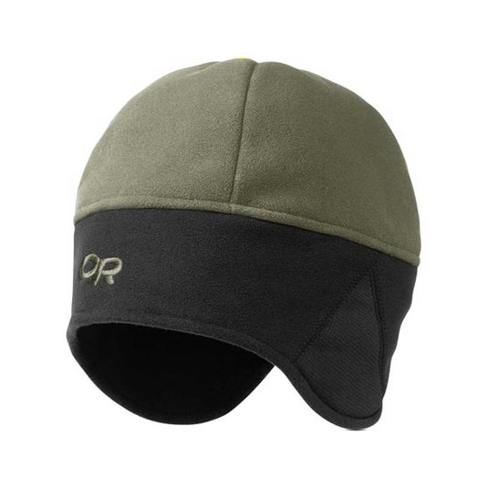 outdoor research unisex wind warrior beanie hat windproof foliage green black