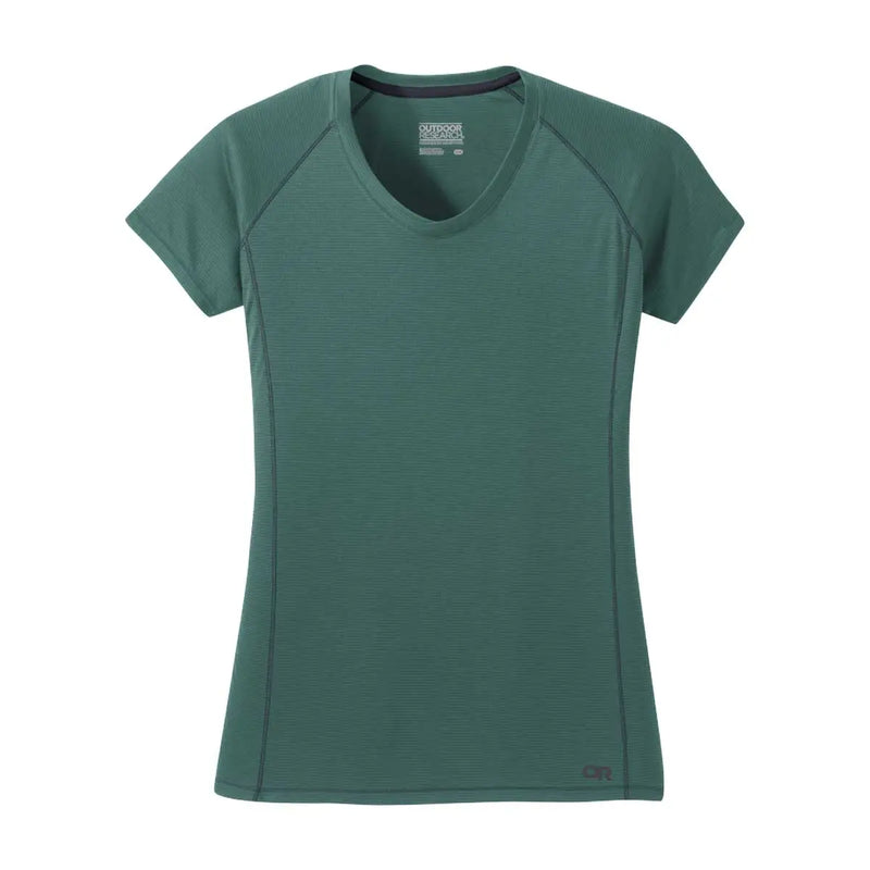 Load image into Gallery viewer, outdoor research womens echo ss tee blue spruce