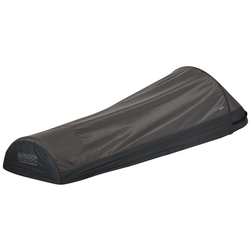 Load image into Gallery viewer, outdoor research helium bivy bag pewter foot end