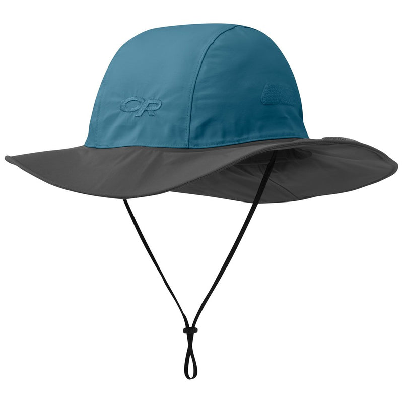 Load image into Gallery viewer, outdoor research seattle sombrero gtx hat peacock dark drey
