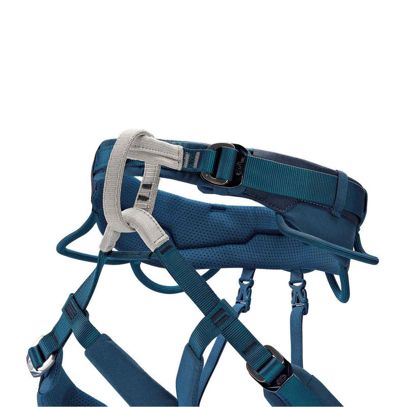 Load image into Gallery viewer, petzl mens adjama climbing harness 2021 adjustable leg blue 3
