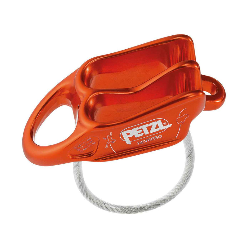 Load image into Gallery viewer, petzl reverso climbing belay device red
