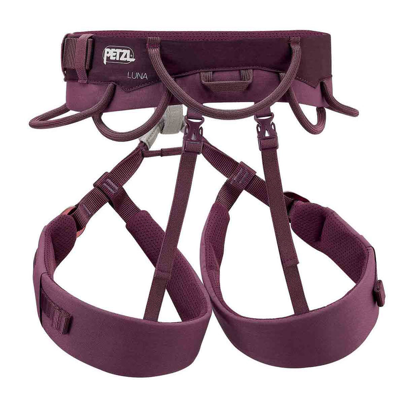 Load image into Gallery viewer, petzl womens luna climbing harness 2021 adjustable leg violet 2
