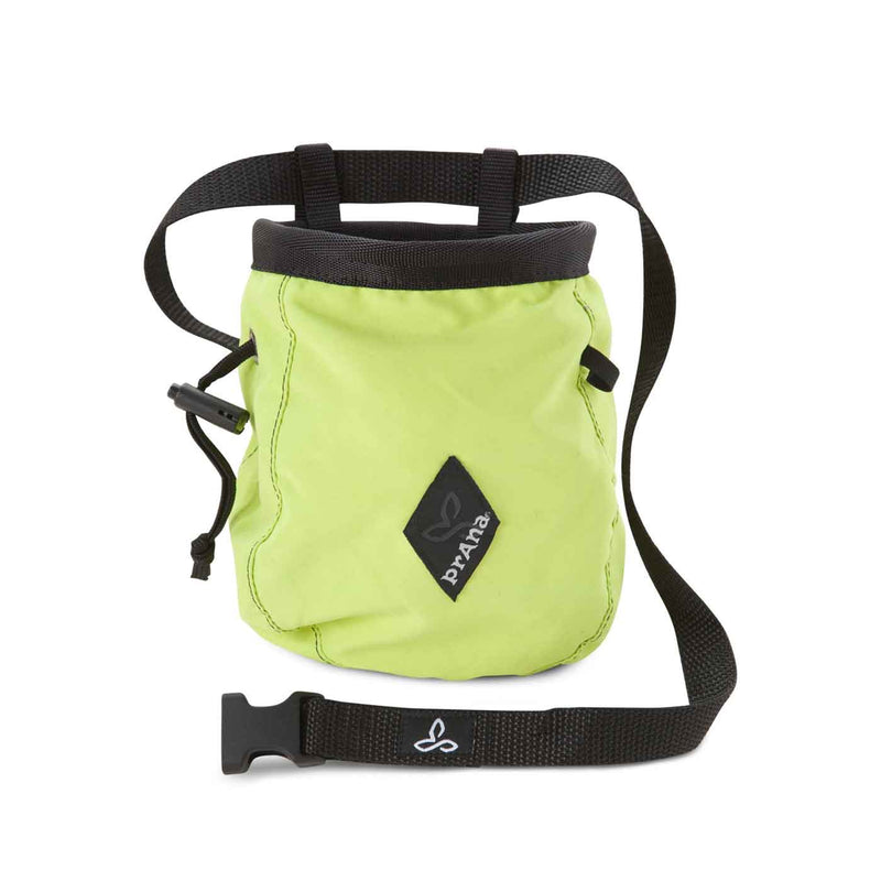 Load image into Gallery viewer, prana chalk bag with belt electric lime
