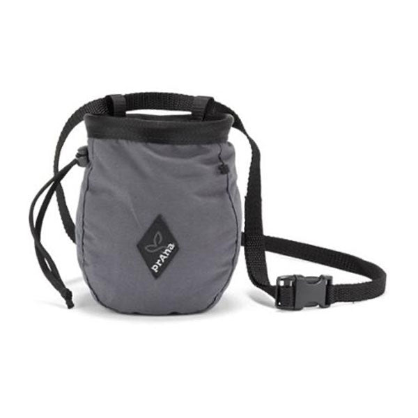 Load image into Gallery viewer, prana climbing chalkbag with belt coal

