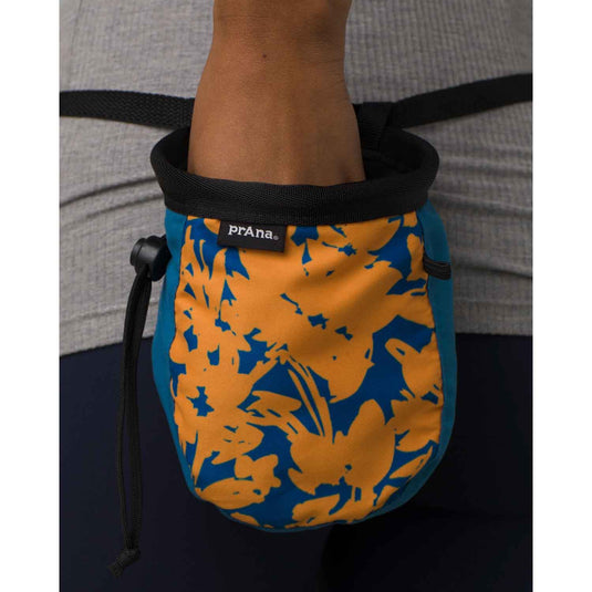 Graphic Rock Climbing Chalk Bag With Belt