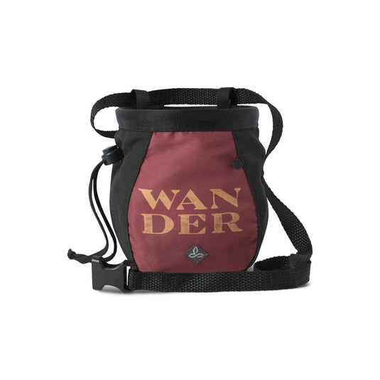 prana womens chalk bag with belt curry wander