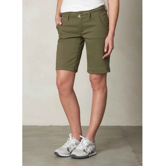 prana womens halle short cargo green