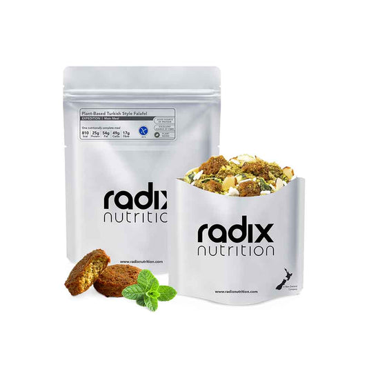 radix nutrition freeze dried food expedition 800 turkish style falafel 1