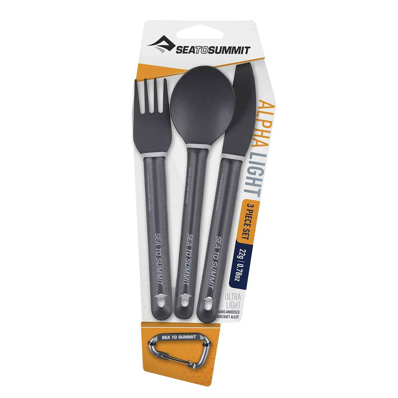 Load image into Gallery viewer, sea to summit alpha light 3 piece cutlery set 2
