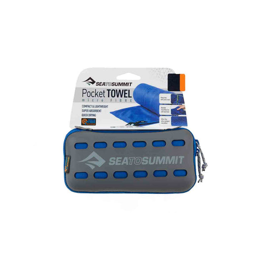 sea to summit pocket travel towel cobalt