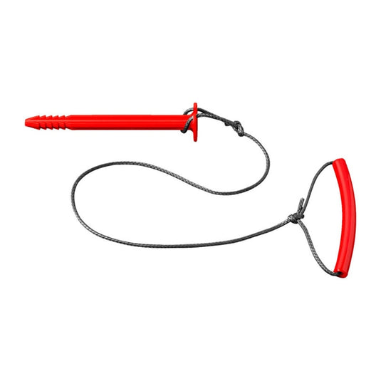 swiss piranha peg puller in use