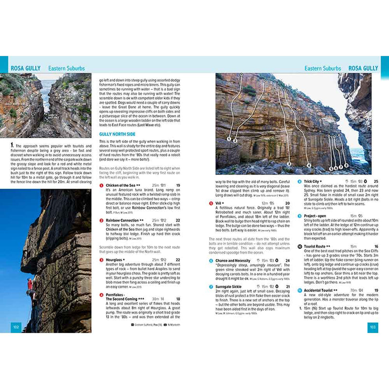 Load image into Gallery viewer, sydney climbing guide book 1st edition onsight photography simon carter 12
