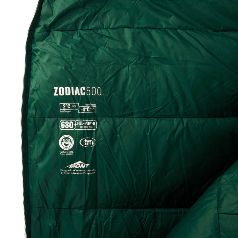 Load image into Gallery viewer, Mont Zodiac 500 Right Hand Zip - Sleeping Bag
