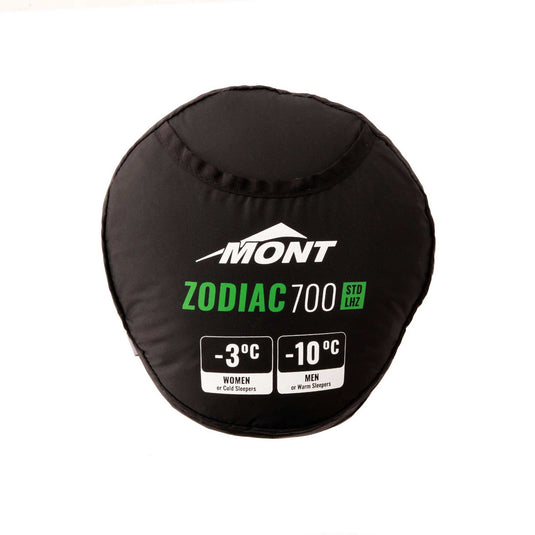 Mont Zodiac 700 -3 to -10C Down Sleeping Bag Right Hand Zip