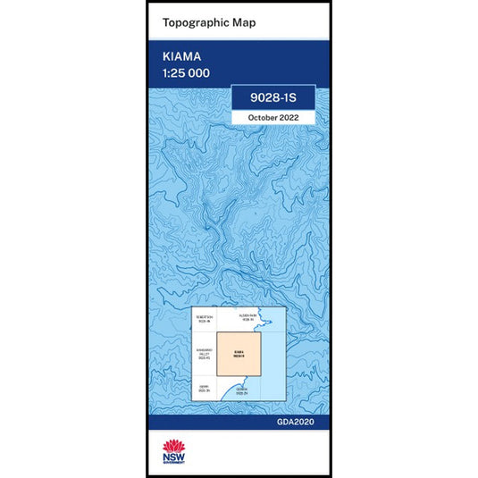 CMA NSW Topo Map 1:25 000