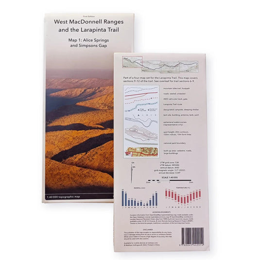 West MacDonnell Ranges and Larapinta Trail Map Kit
