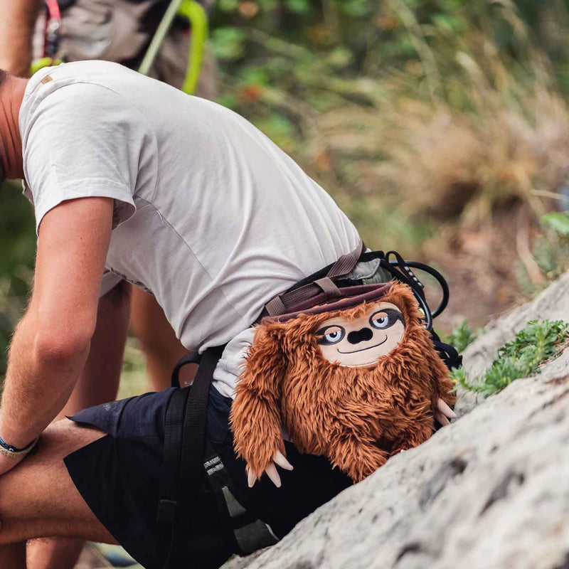 Load image into Gallery viewer, Sloth Rock Climbing Chalk Bag
