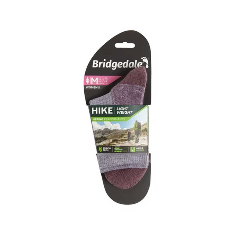 Load image into Gallery viewer, Bridgedale Womens Hike Light Weight Performance 3/4 Crew Socks
