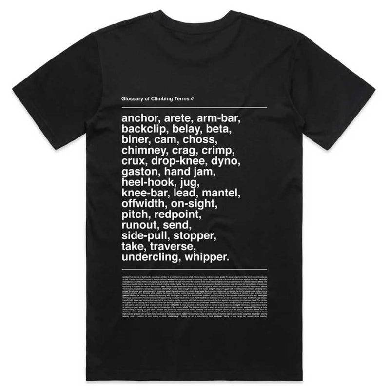 Load image into Gallery viewer, Climbing Glossary Unisex Tee
