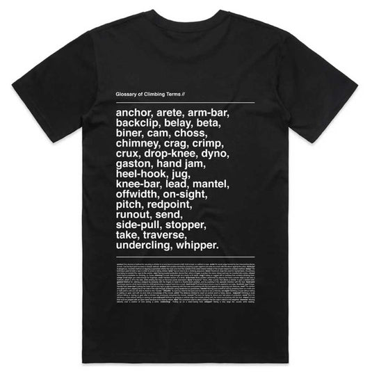 Climbing Glossary Unisex Tee