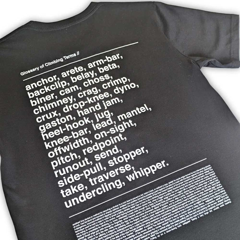 Load image into Gallery viewer, Climbing Glossary Unisex Tee
