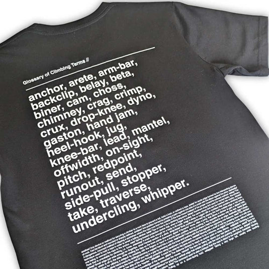 Climbing Glossary Unisex Tee