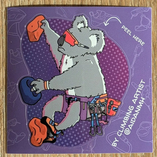 Climb Culture Climbing Koala Sticker 