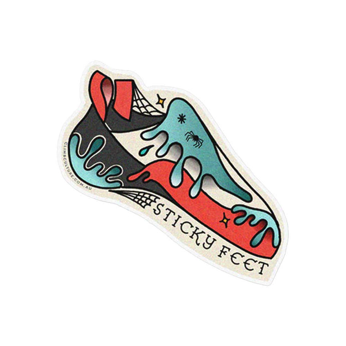 Sticky Feet Sticker