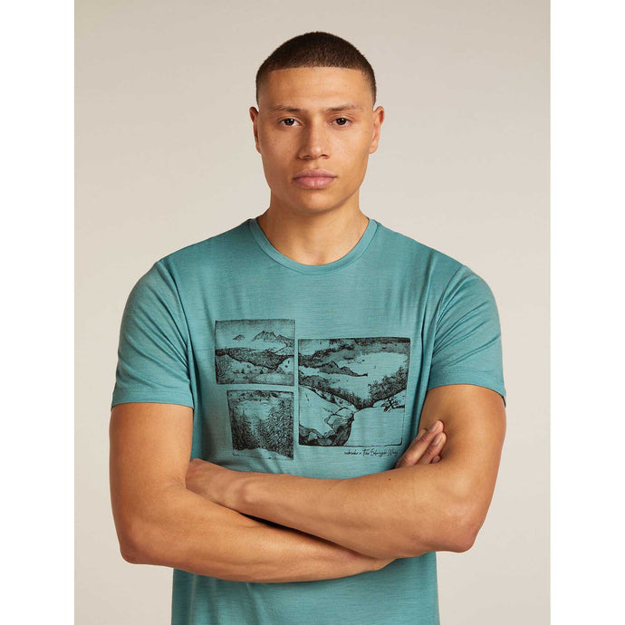 Mens Merino 150 Tech Lite SS Tee The Climb
