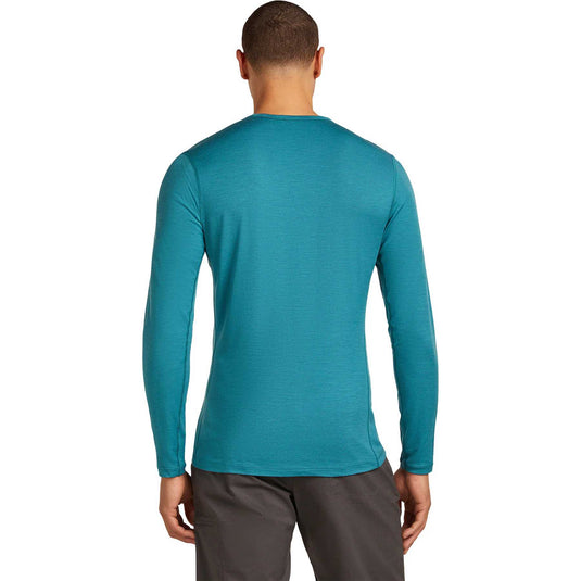 Mens Merino 200 Oasis Long Sleeve Crewe Elevation Line