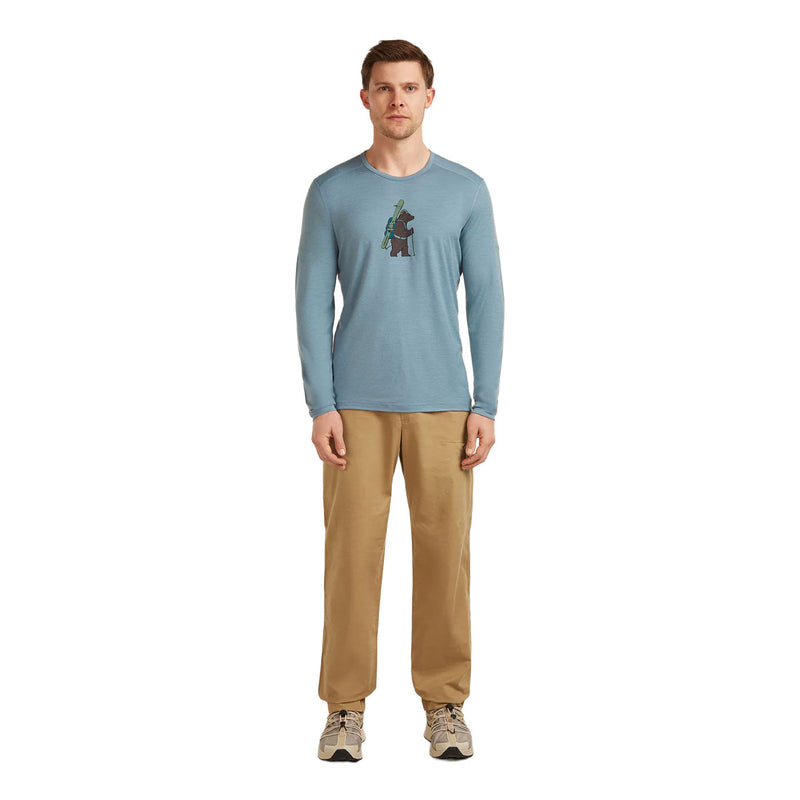 Load image into Gallery viewer, Icebreaker Mens 200 Oasis LS Crewe Bear Tour
