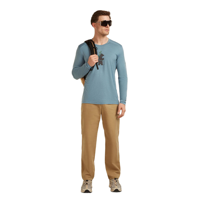Load image into Gallery viewer, Icebreaker Mens 200 Oasis LS Crewe Bear Tour
