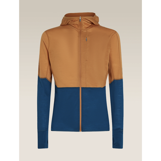 Mens Merino Blend 200 RealFleece Descender LS Zip Hoodie