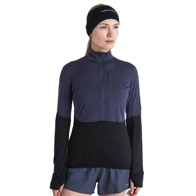 Load image into Gallery viewer, Womens 200 Descender LS Half Zip Jacket
