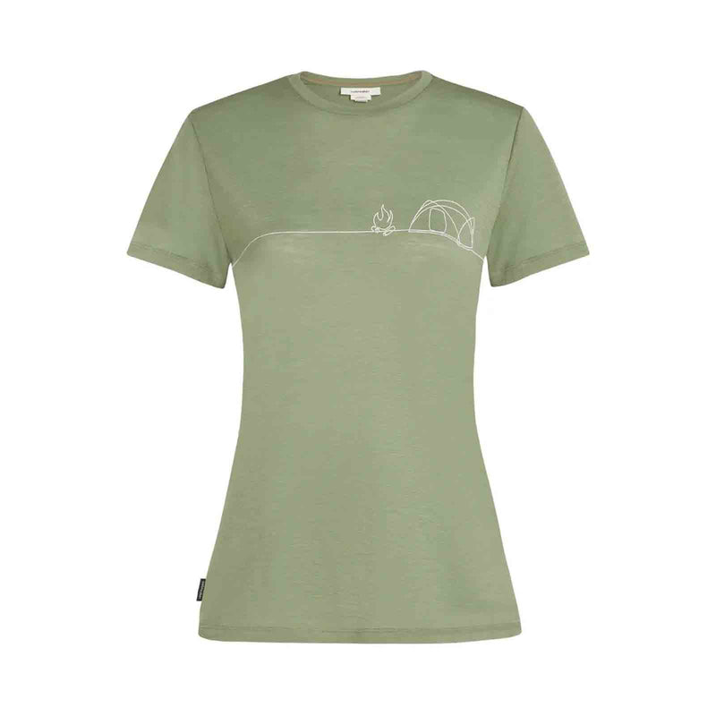 Load image into Gallery viewer, Womens 150 Tech Lite SS Tee Single Line Camp
