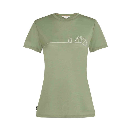 Womens 150 Tech Lite SS Tee Single Line Camp