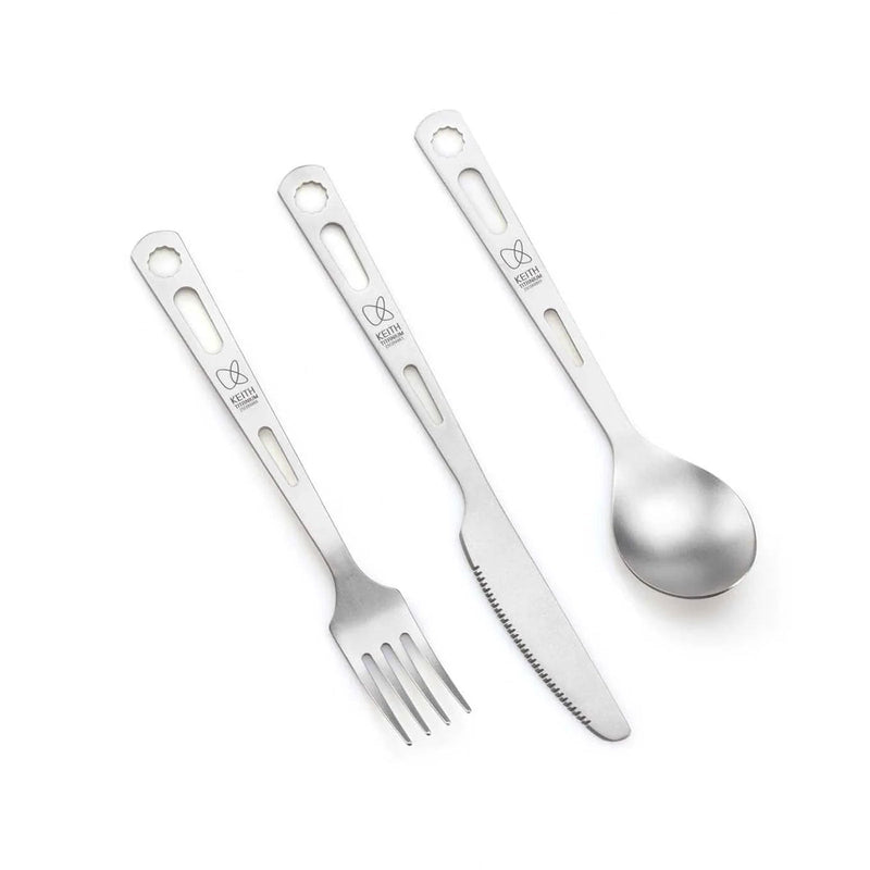 Load image into Gallery viewer, Keith 3-Piece Titanium Cutlery Set - 5213
