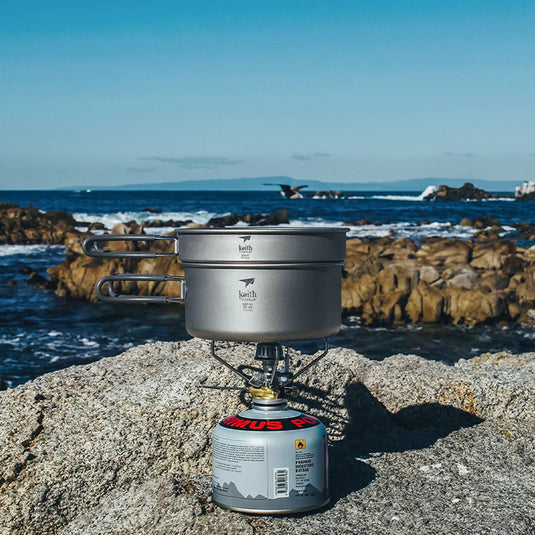 Keith 2-Piece Titanium pot and Pan Cook Set
