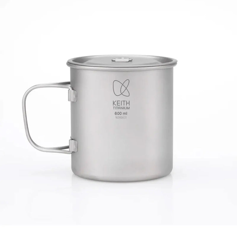 Load image into Gallery viewer, Keith Single-Wall Titanium Mug with Lid 600ml
