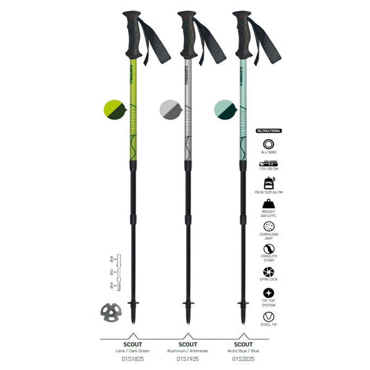 Scout Adjustable Trekking Poles