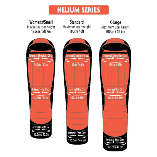 Mont Helium 600 Left Hand Zip 2026 - Vertical Baffles